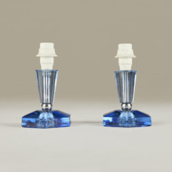 The image for Italian Blue Glass Vintage Lamps Valerie Wade 23 212 V1