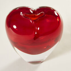 The image for Red Glass Heart 0152 V1