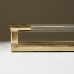 The image for Us Lucite And Brass Tray 0122 V1