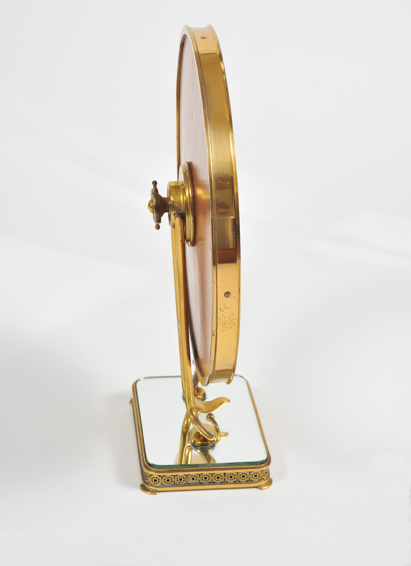 1940S Brass Table Mirror–03