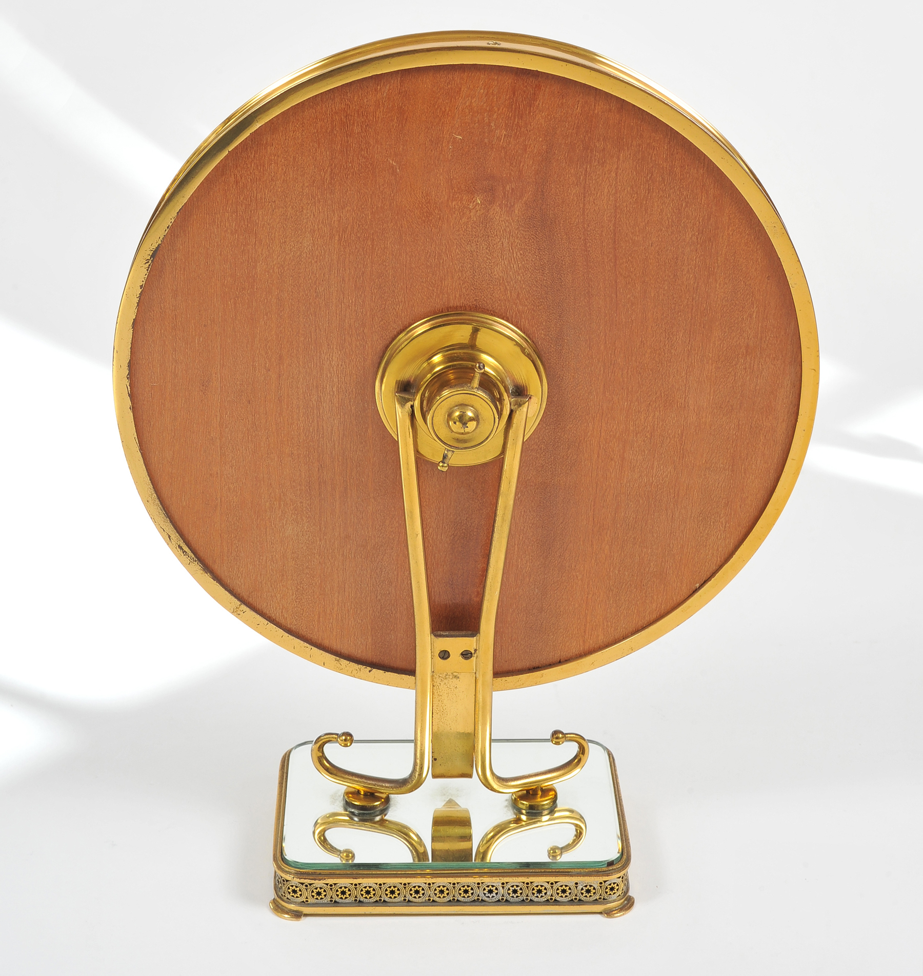 1940S Brass Table Mirror–05