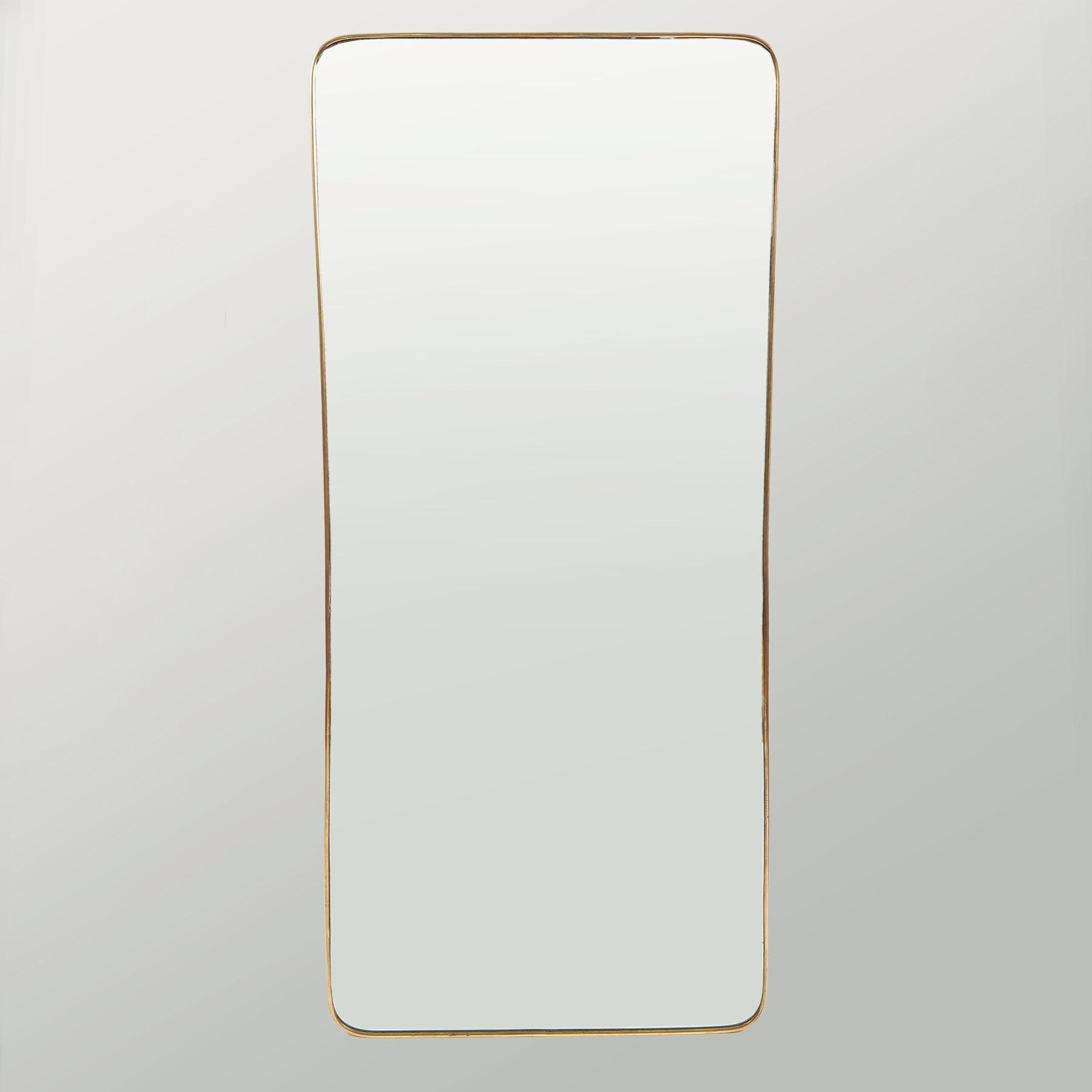 1950 Shaped Brass Mirror 01