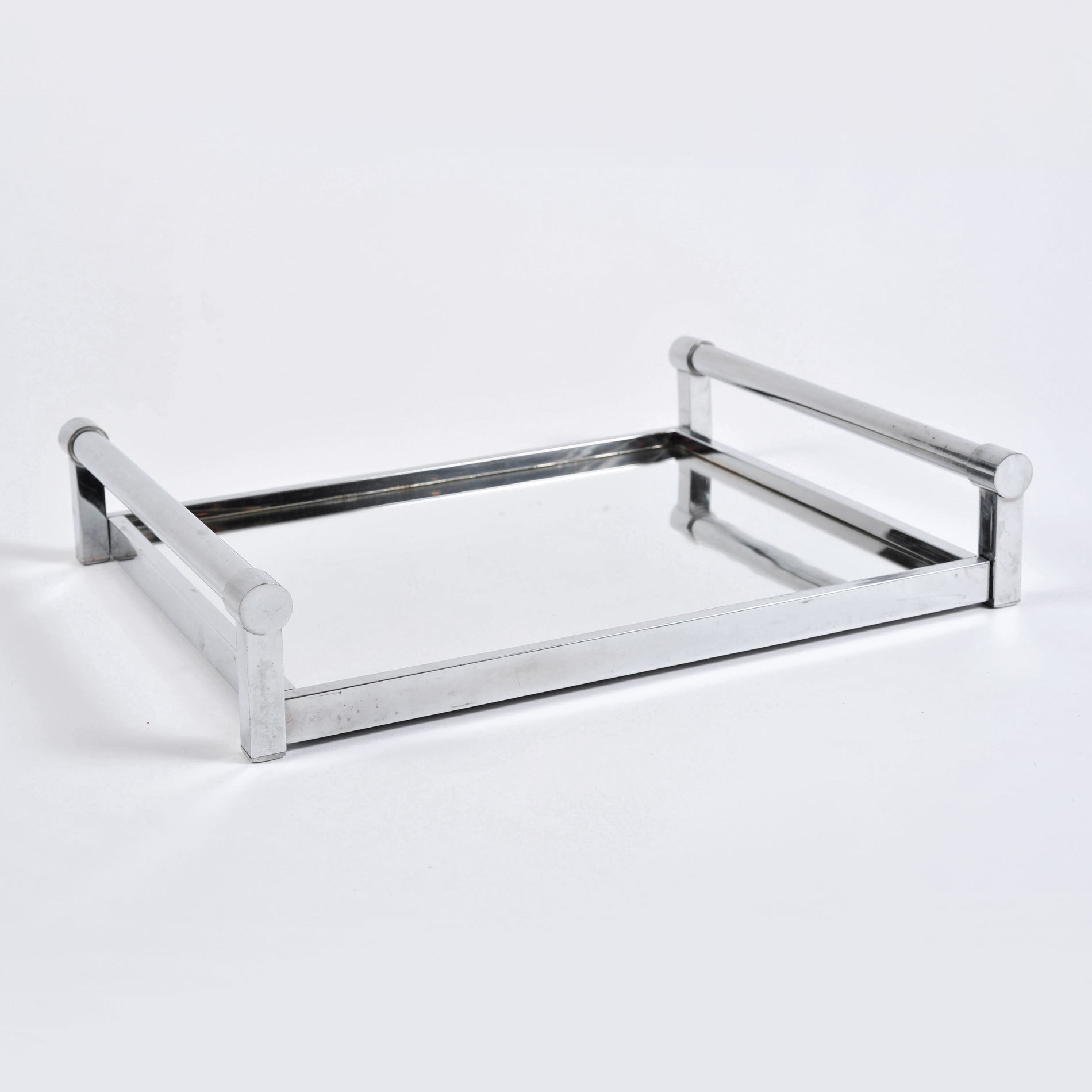 1950S Rectangular Chrome Tray 01