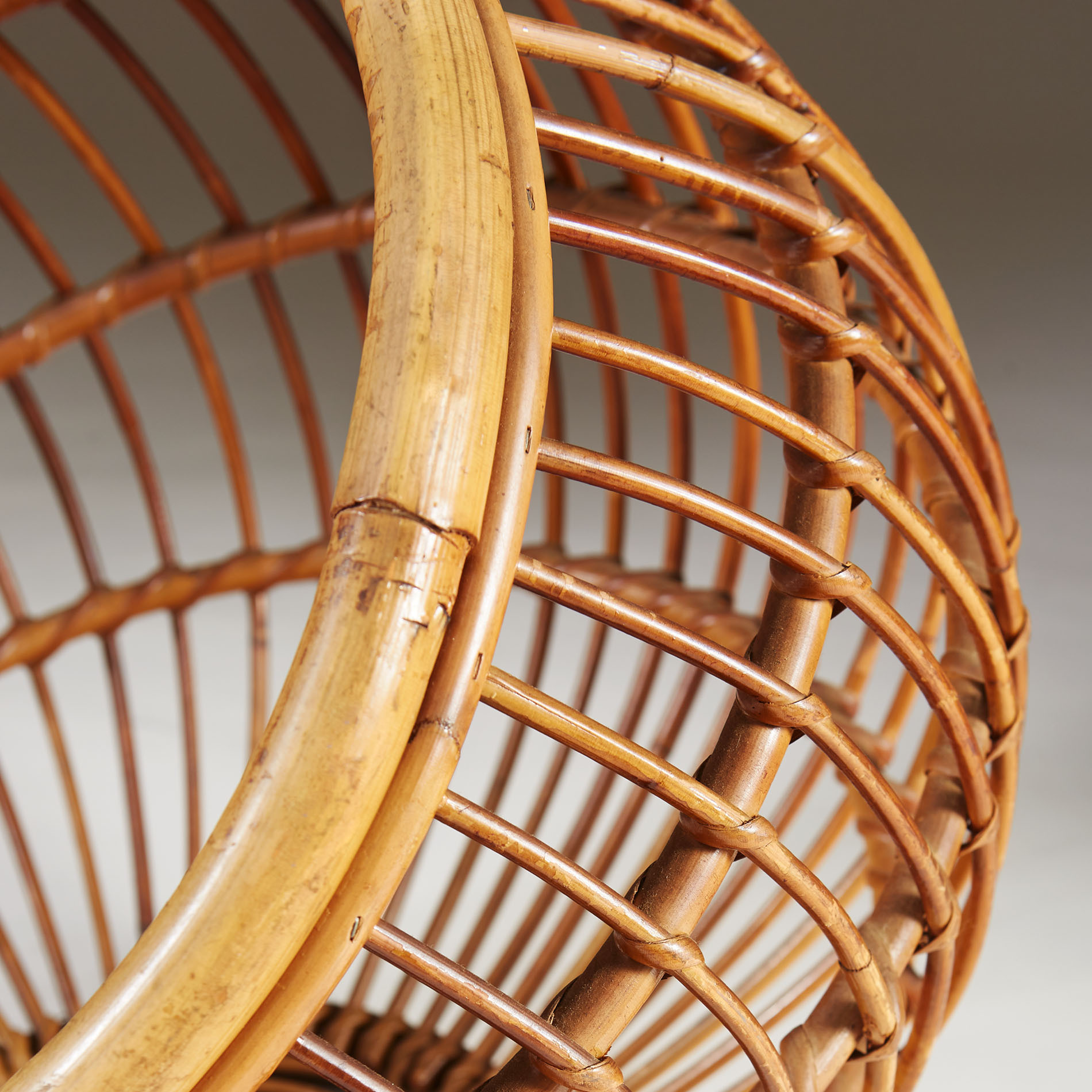 Italian Wicker Magazine Rack 0052