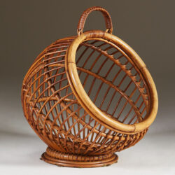 The image for Italian Wicker Magazine Rack 0044