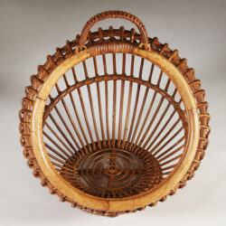 The image for Italian Wicker Magazine Rack 0046