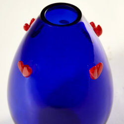 The image for Blue Heart Vase 0135 V1