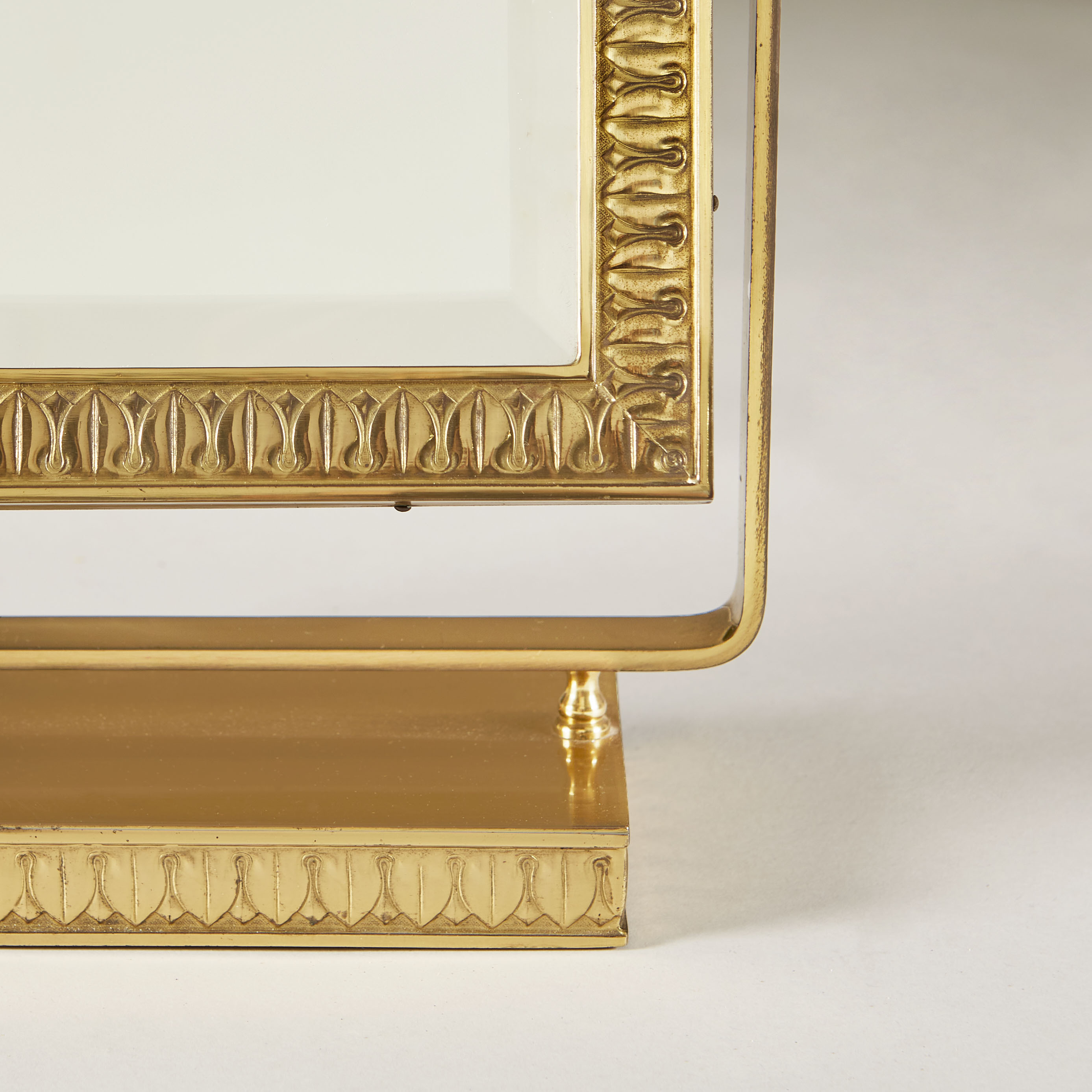 Italian Brass Mirror 078 V1