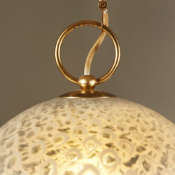 The image for Large White Italian Glass Pendant 241 V1