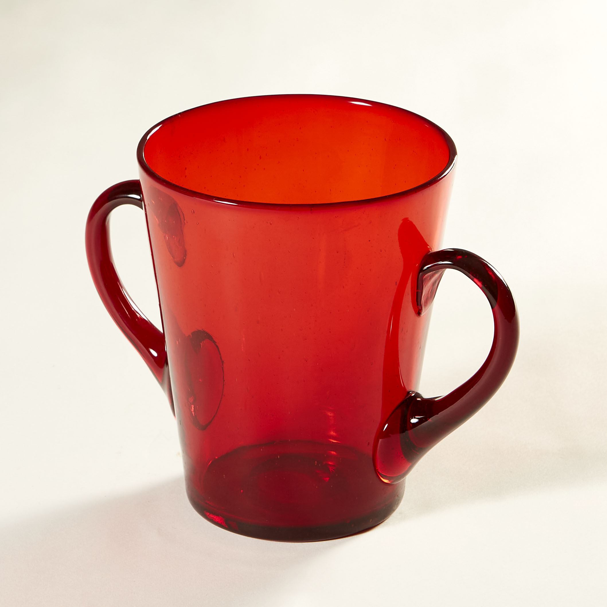 Red Glass Ice Bucket 0118 V1