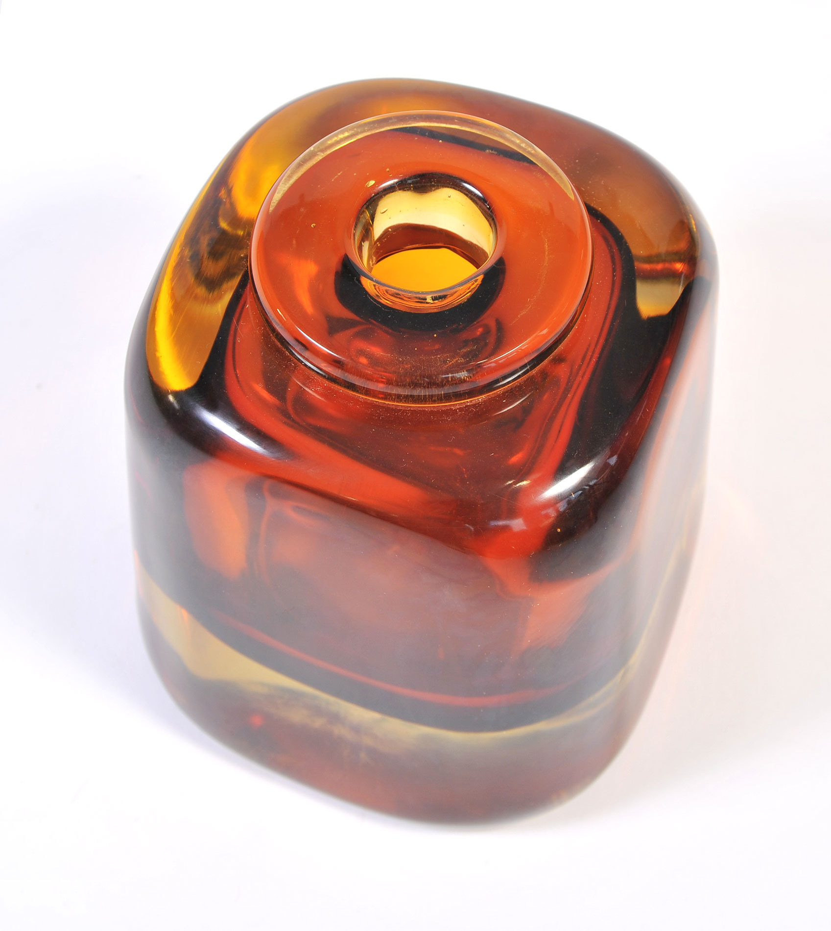 Amber Glass Vase 02