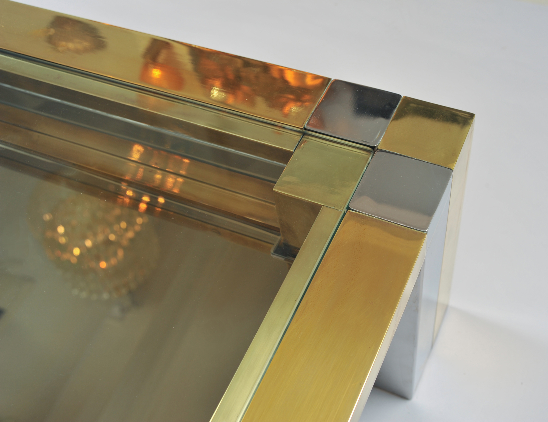 Brass Chrome Coffee Table 04