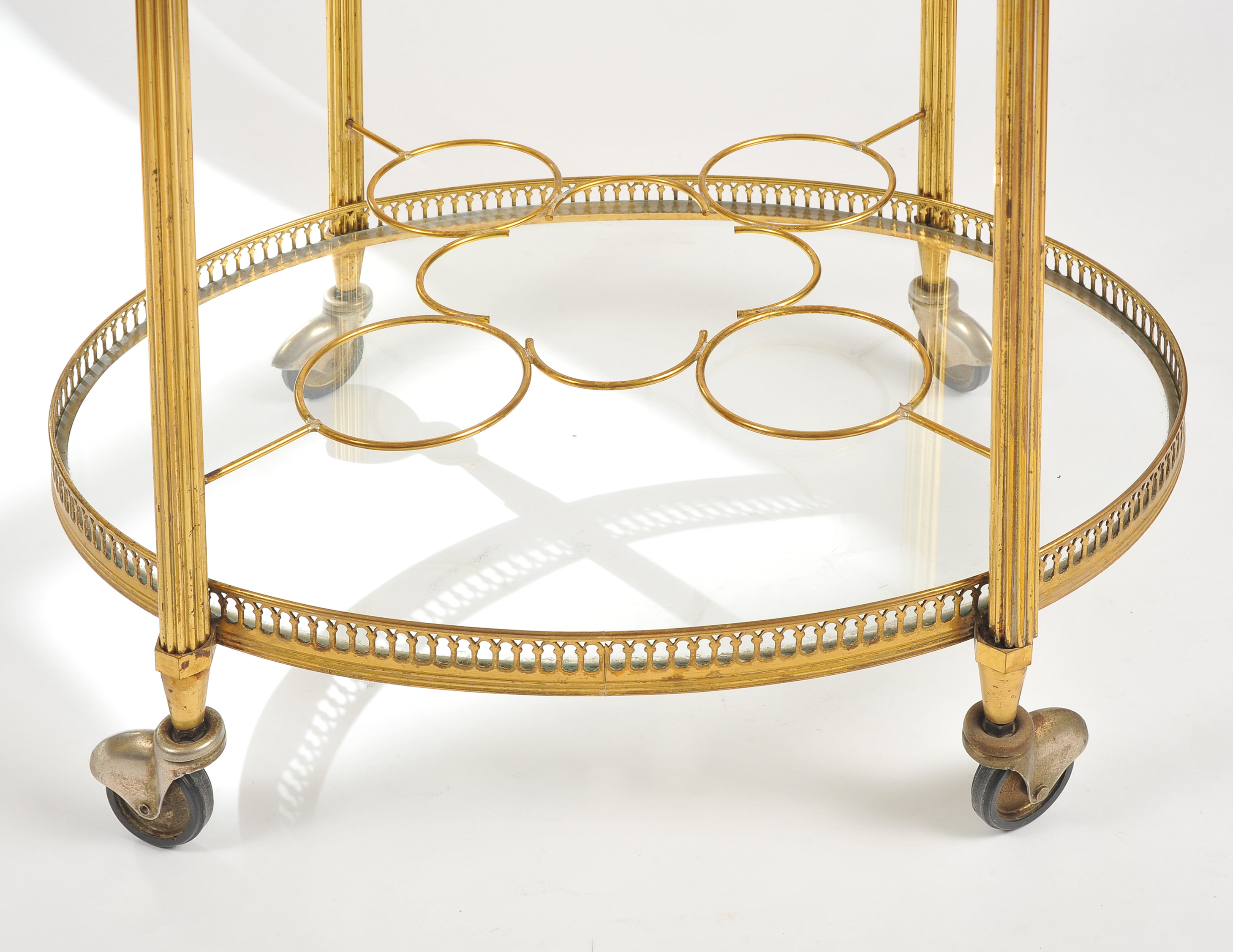 Brass Drinks Trolley 05