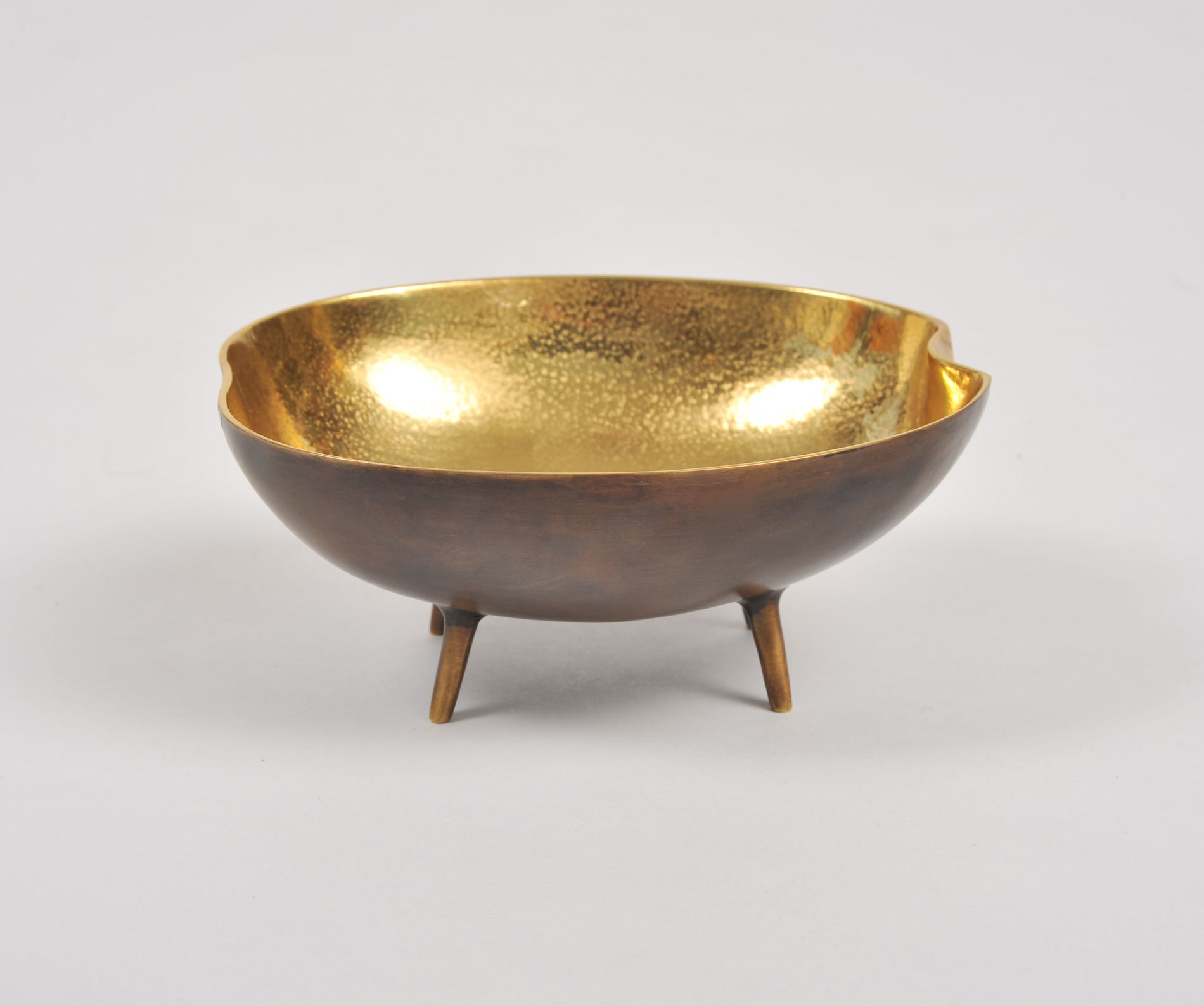 Brass Tripod Bowl 03