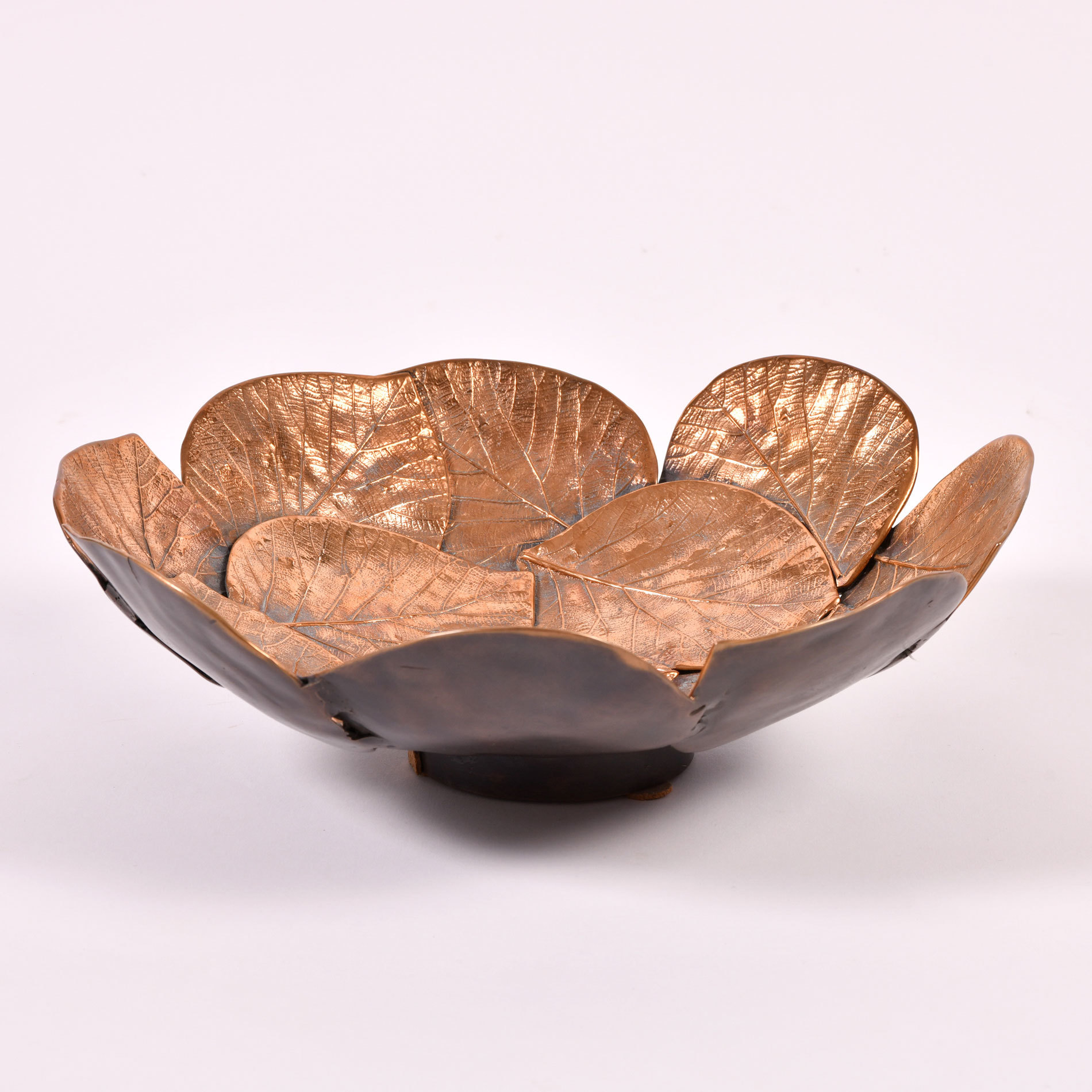 Brass Leaf Bowl 01