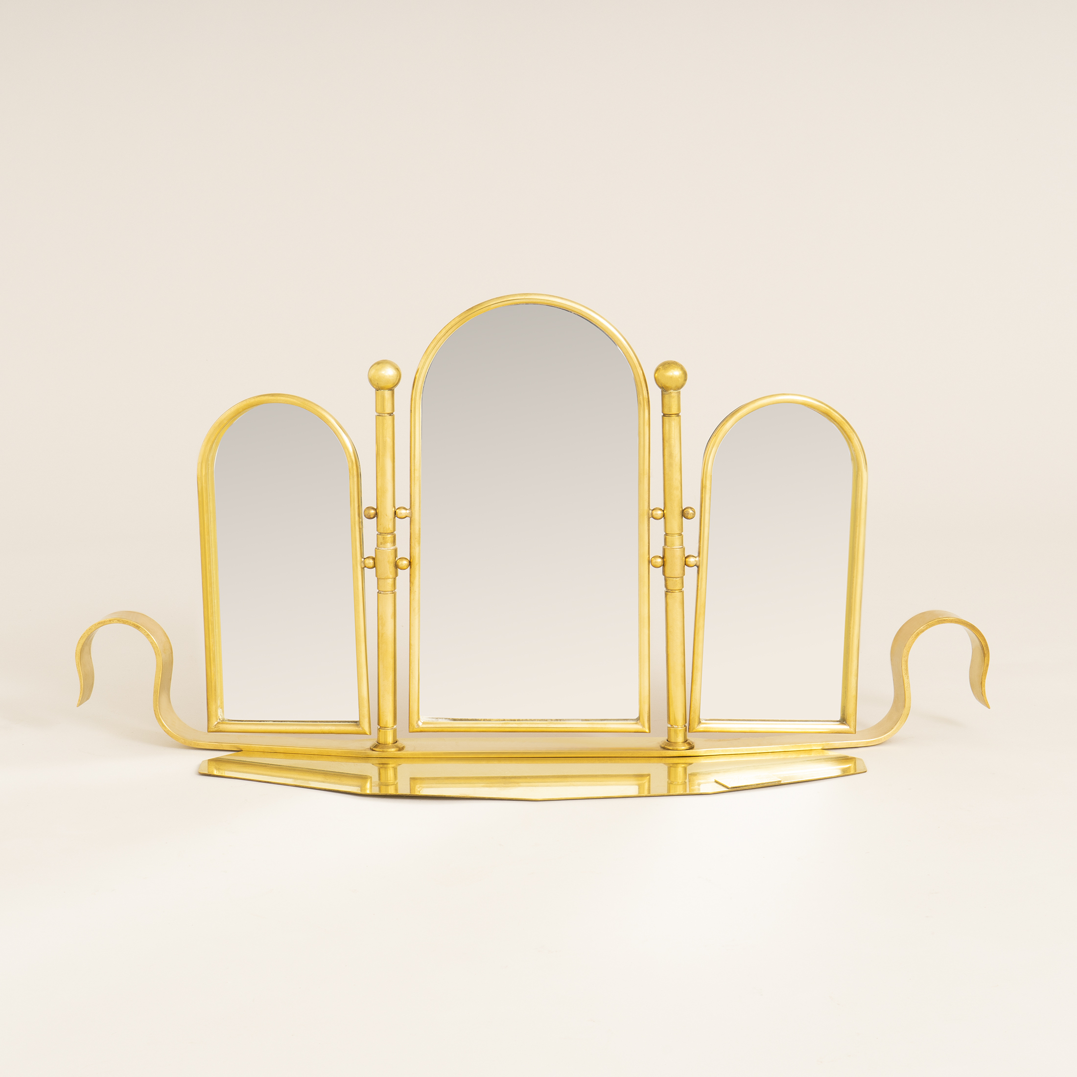 Brass Triple Dt Mirror 0358