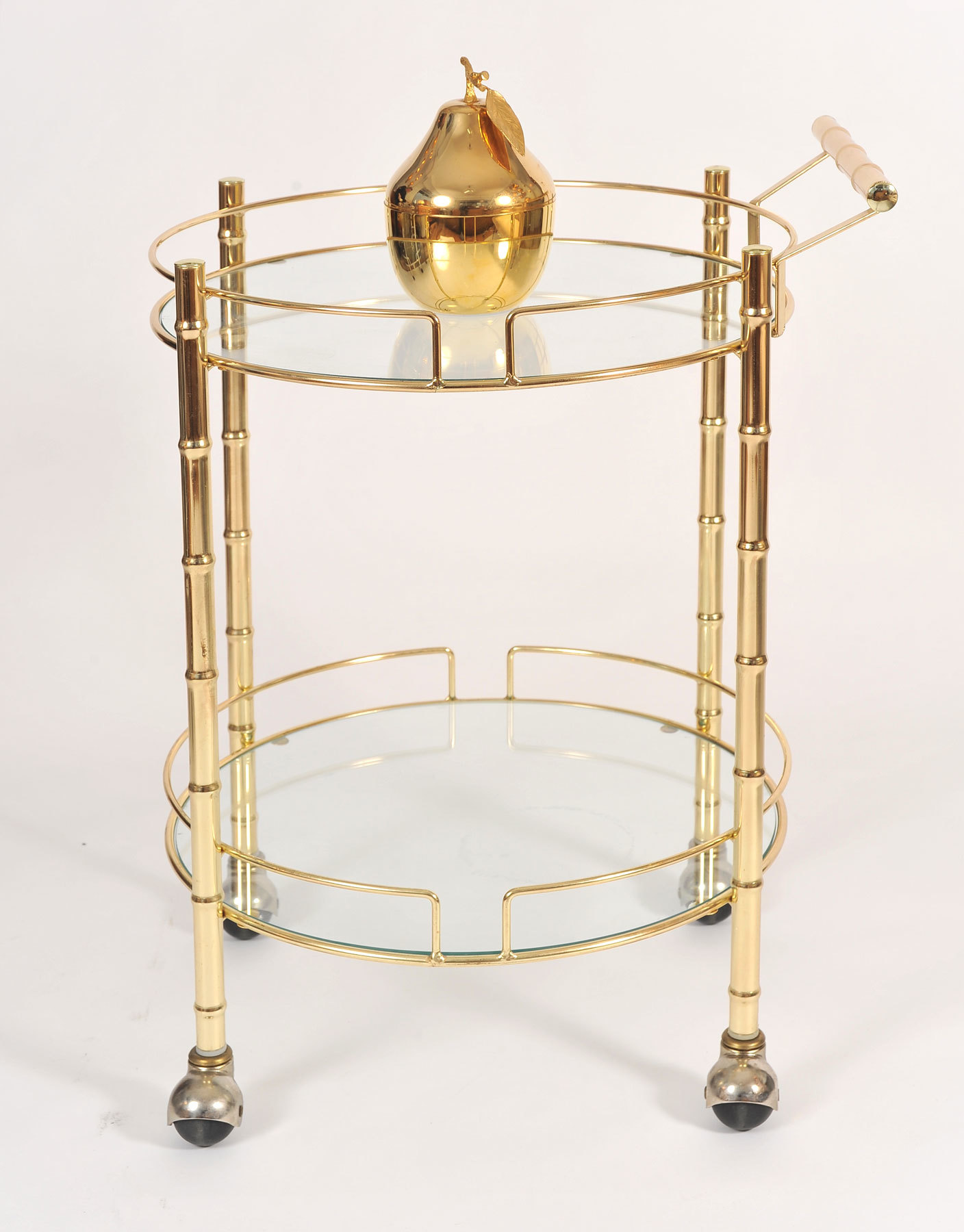 Circular Brass Trolley 02