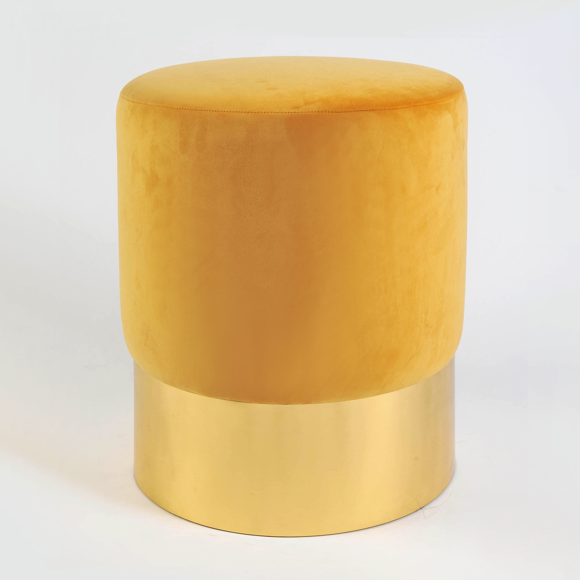 Circular Yellow Stool 01