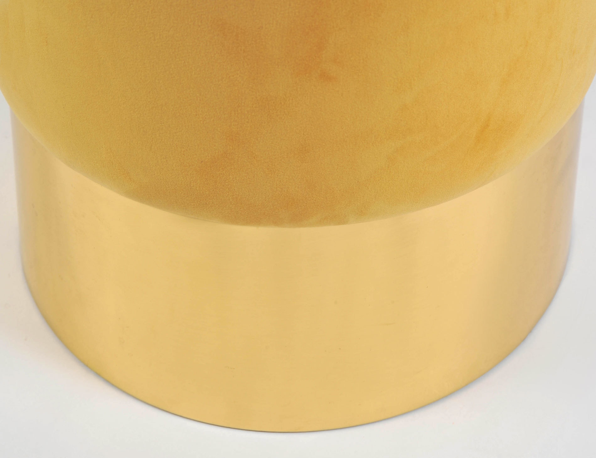 Circular Yellow Stool 04