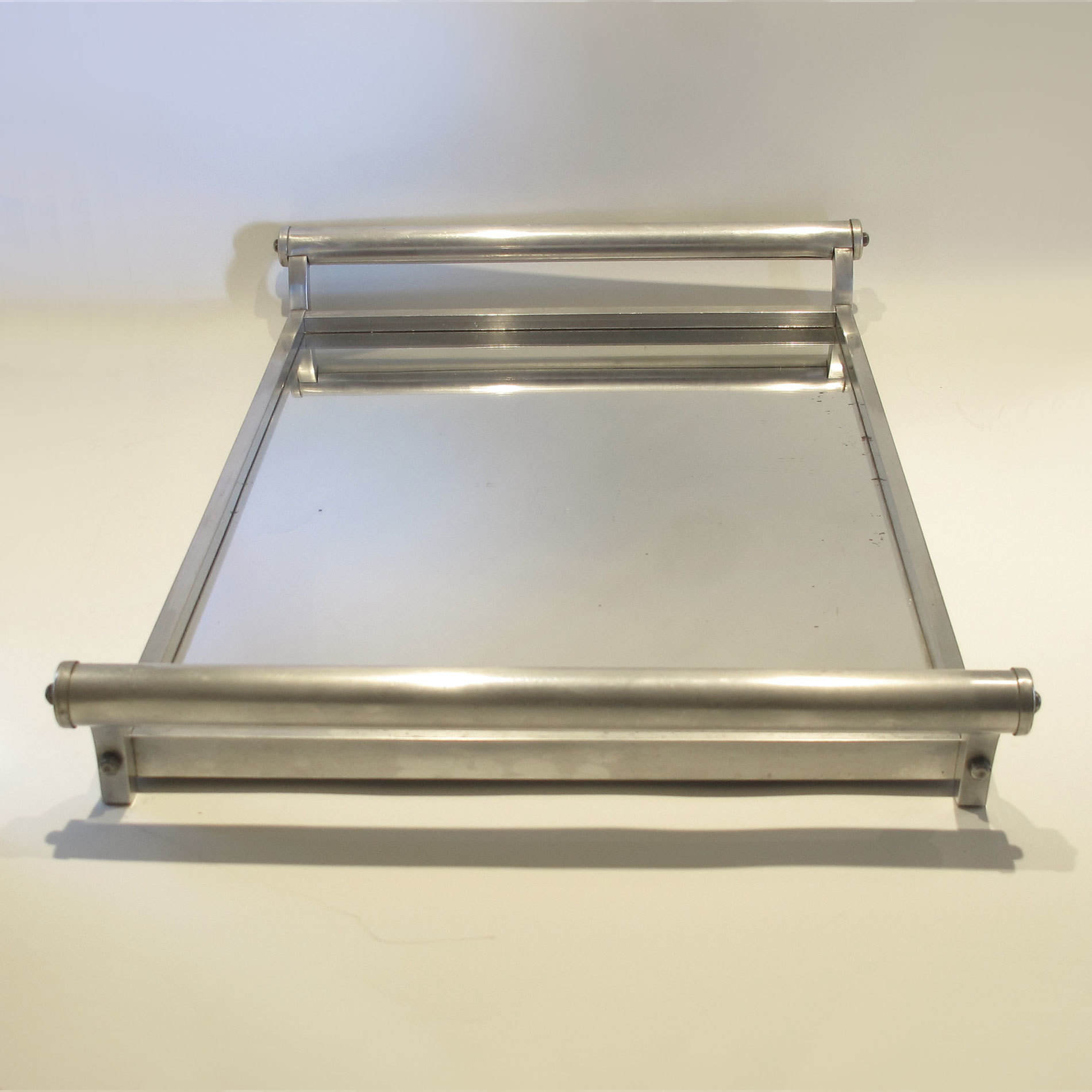 French Chrome Rectangular Tray 03