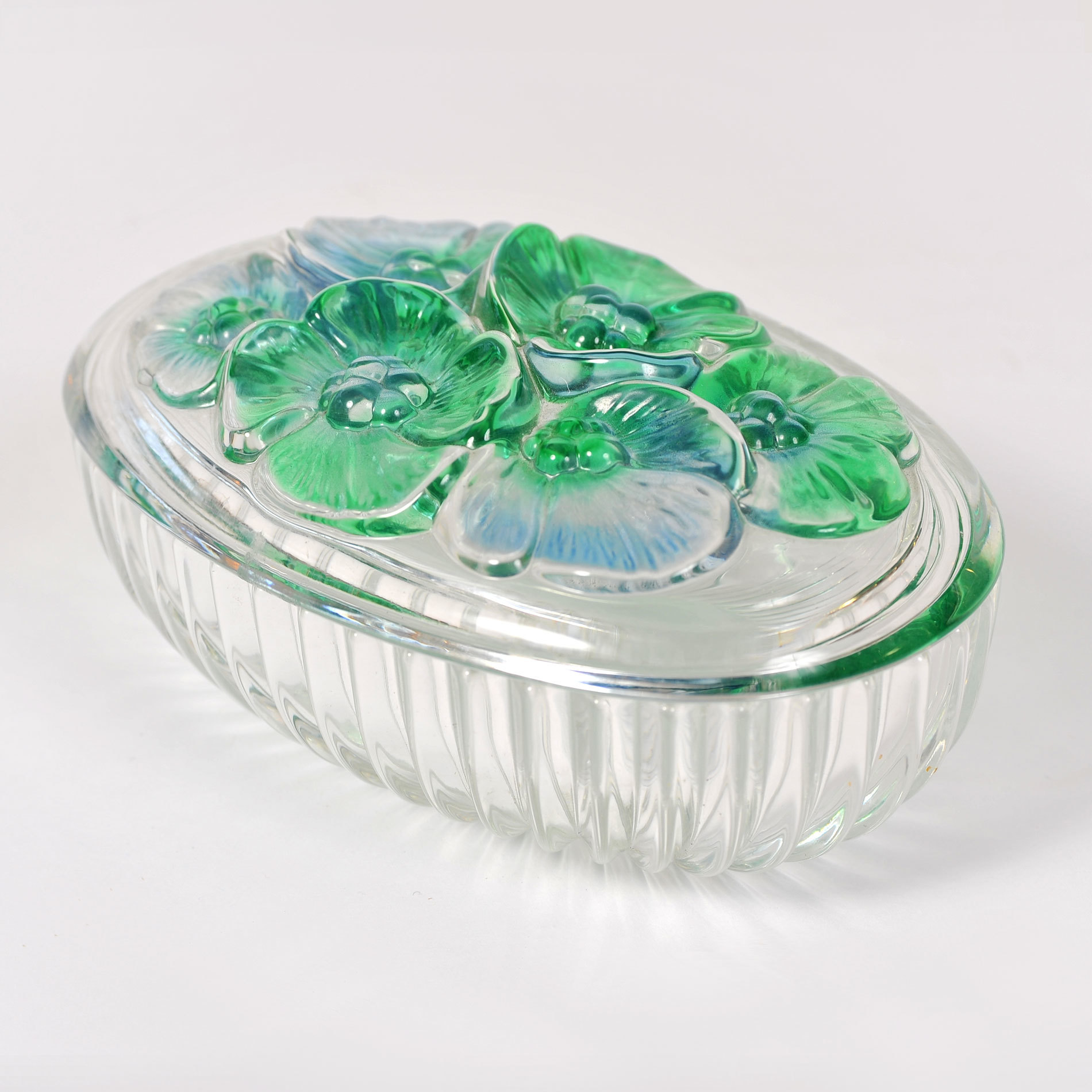 Glass Lidded Bowl 03