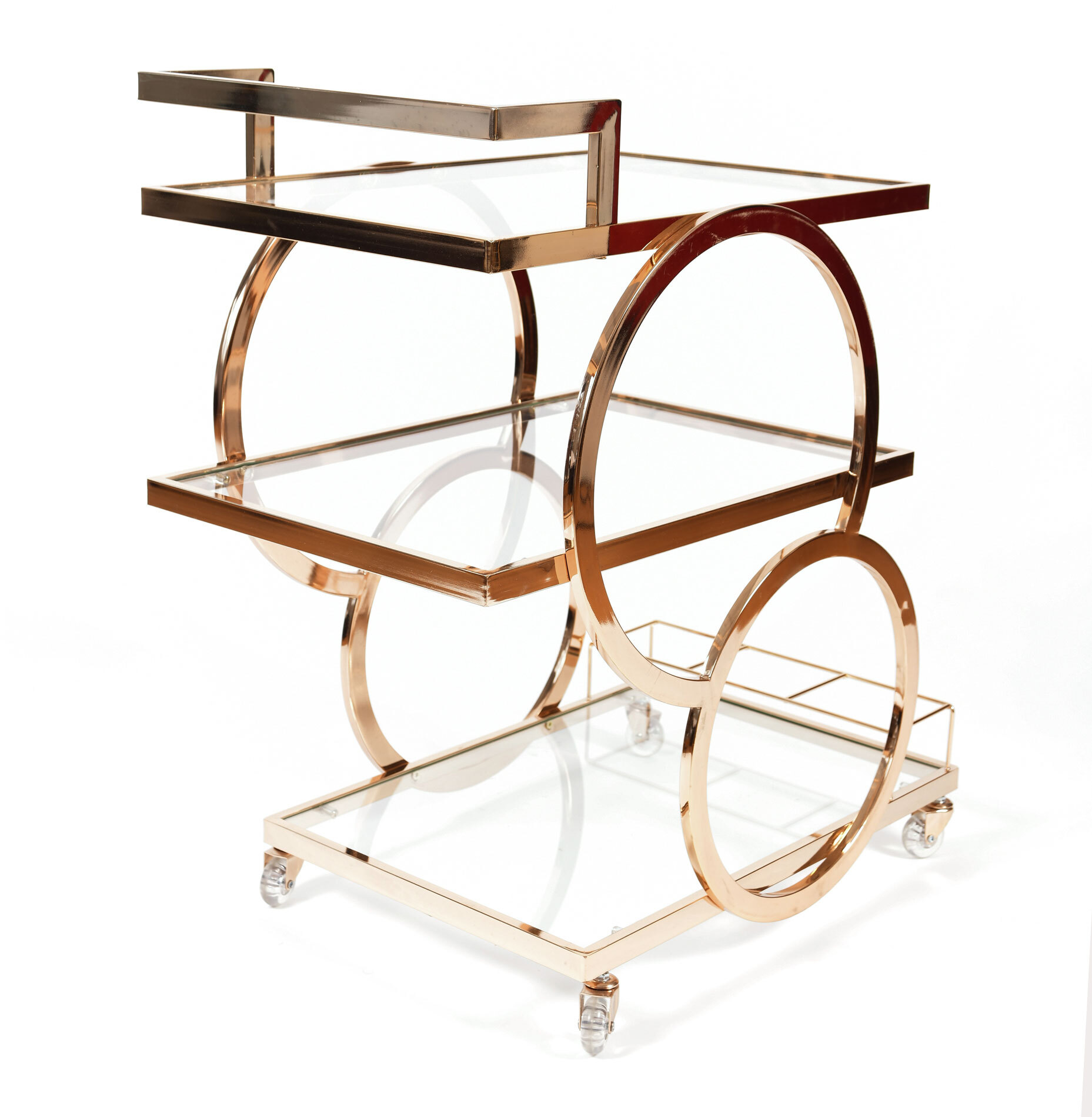 Gold American Drinks Trolley 02