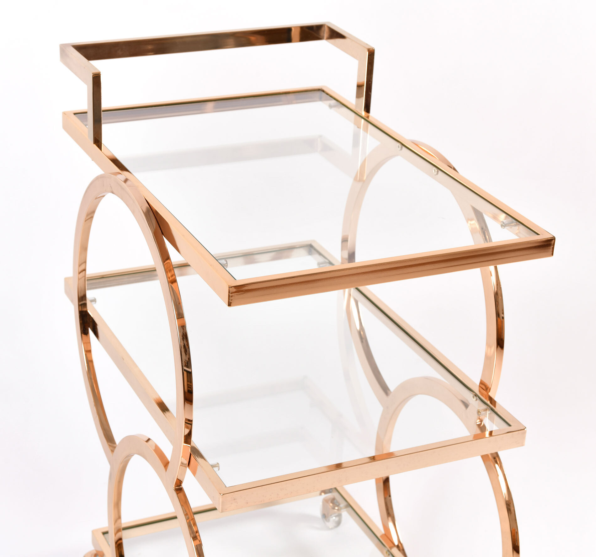 Gold American Drinks Trolley 04