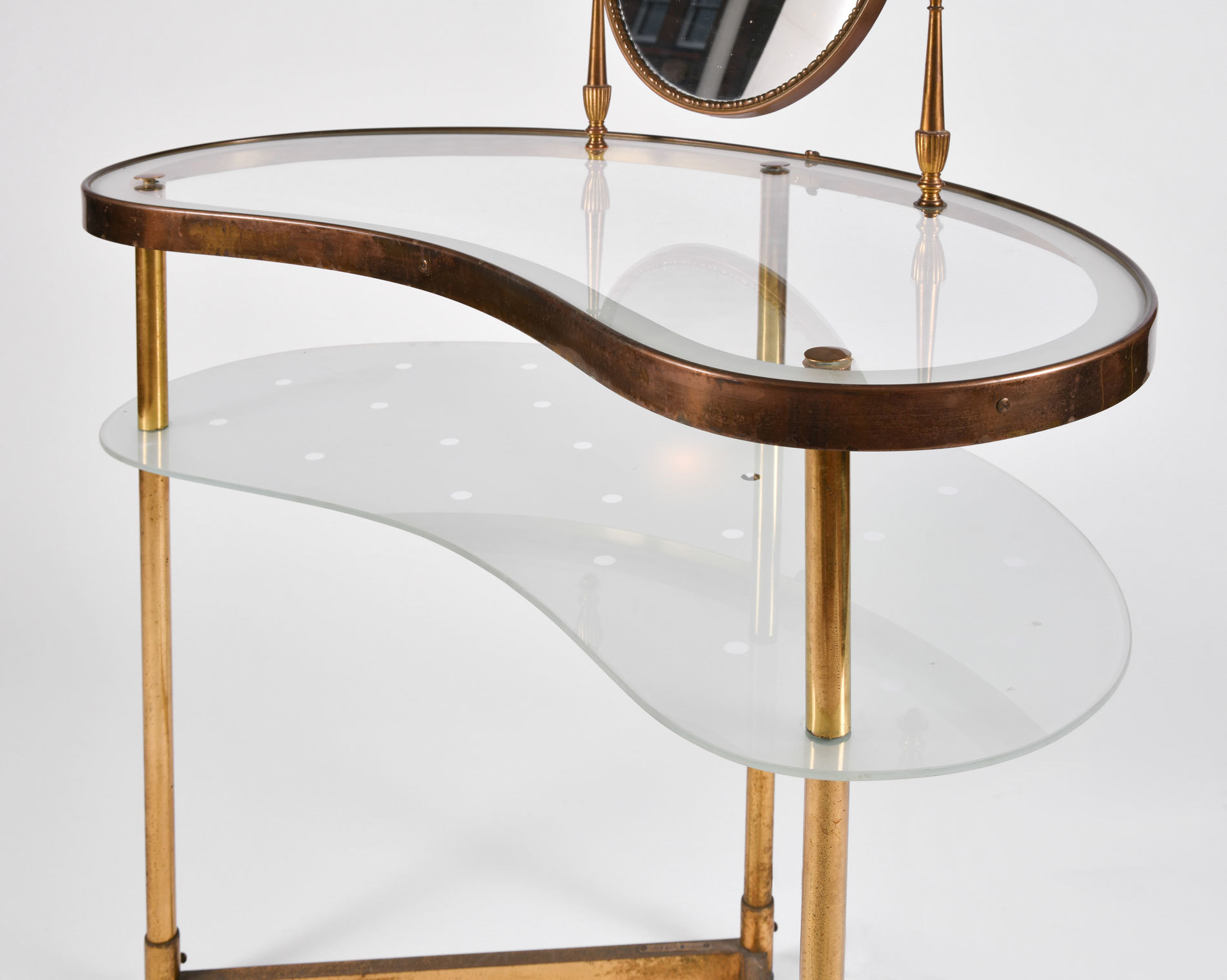 Italian Dressing Table Oval Mirror 04