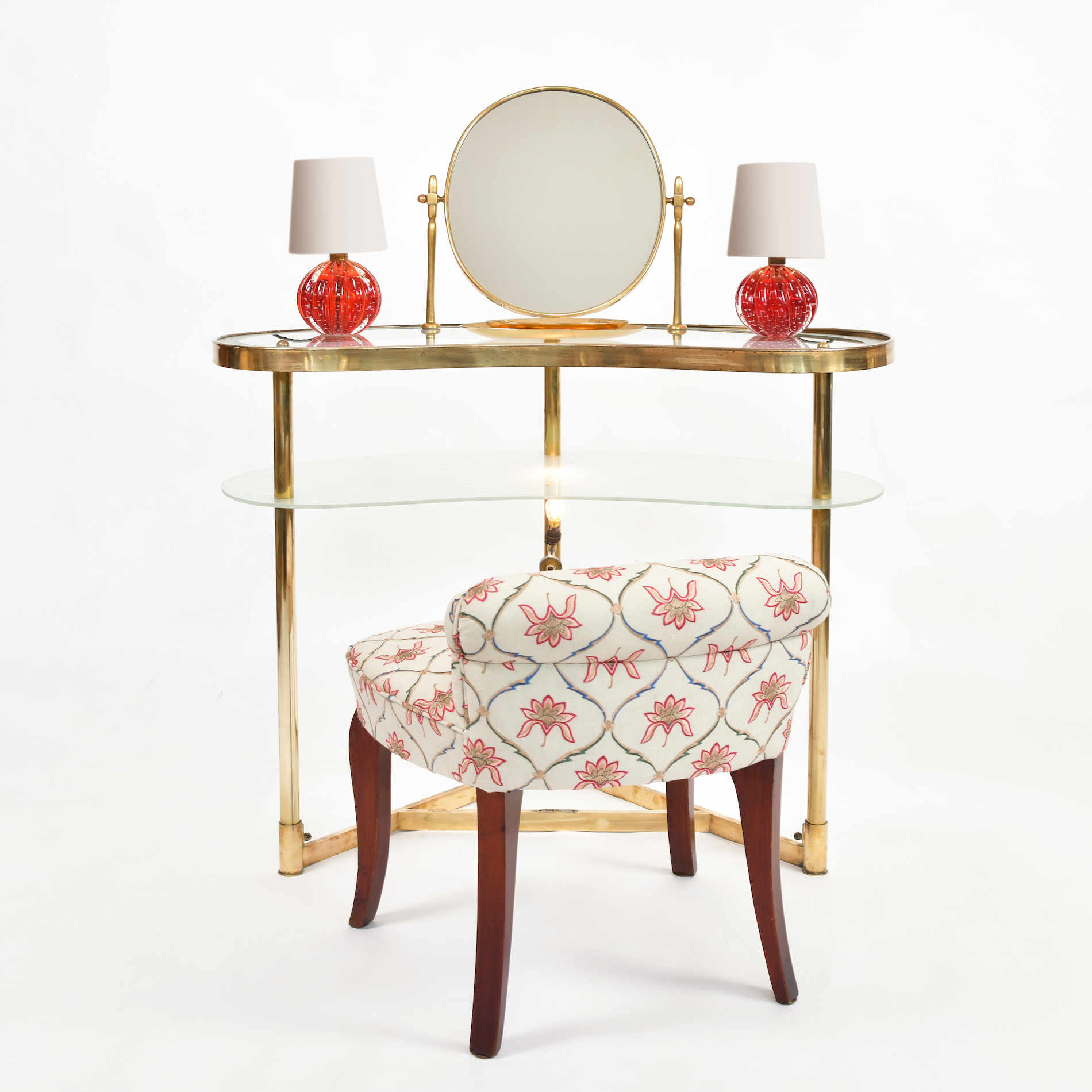 Italian Polka Dot Dressing Table