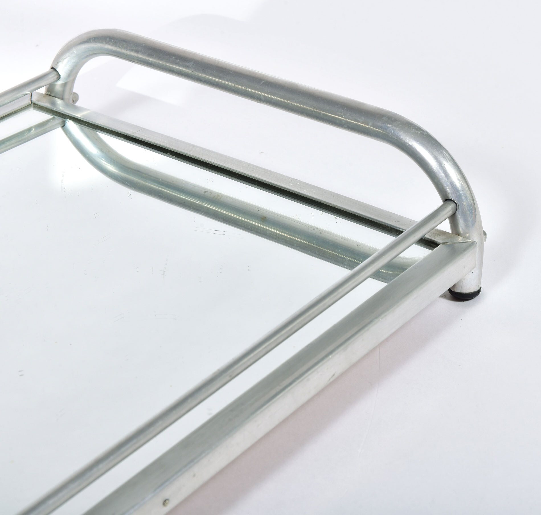 Large Chrome Mirrored Tray 05