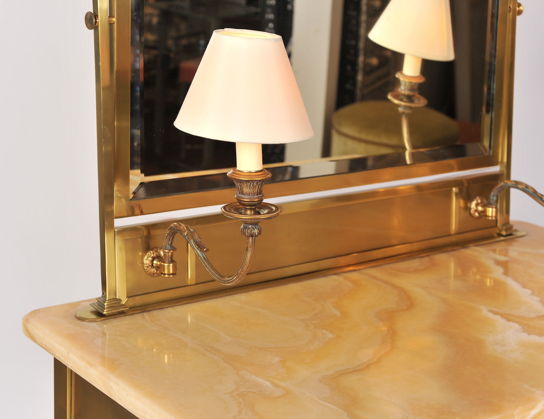 1950s Italian brass dressing-table