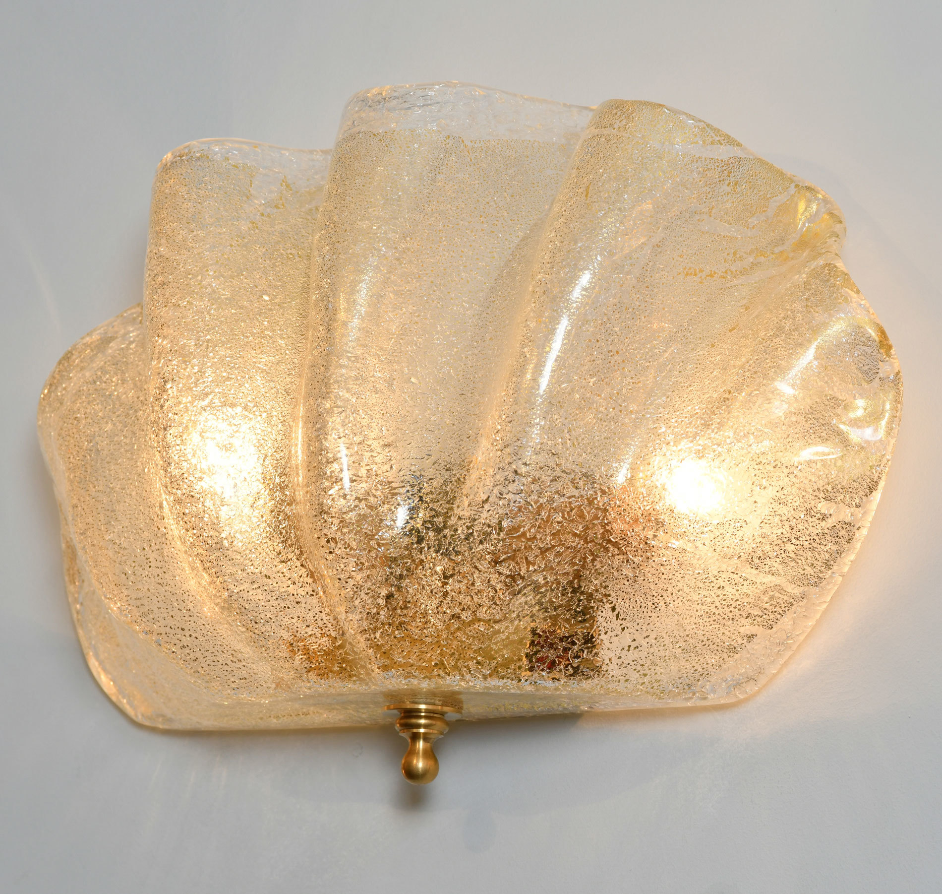 Murano Clam Shell Wall Lights 02