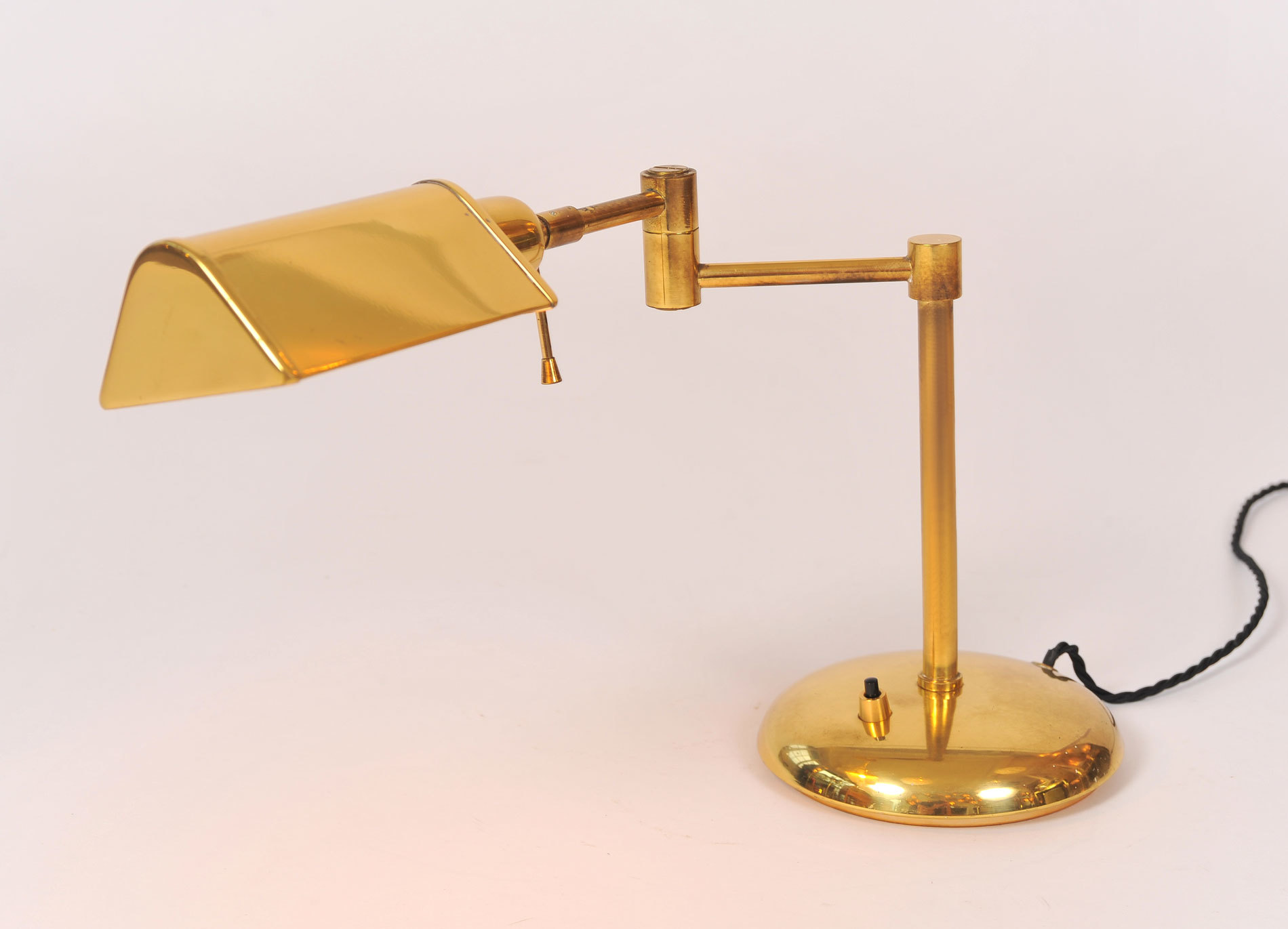 Pair Brass Desk Lamps 05