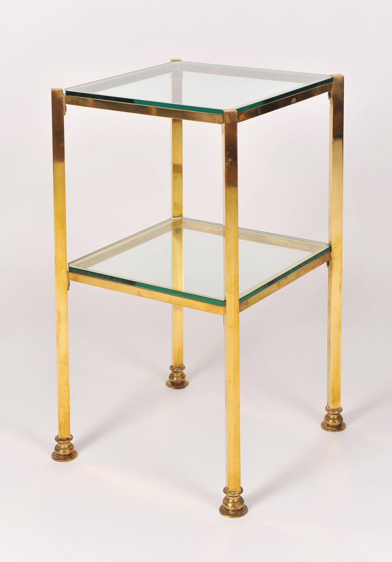 Pair Brass Side Tables 03