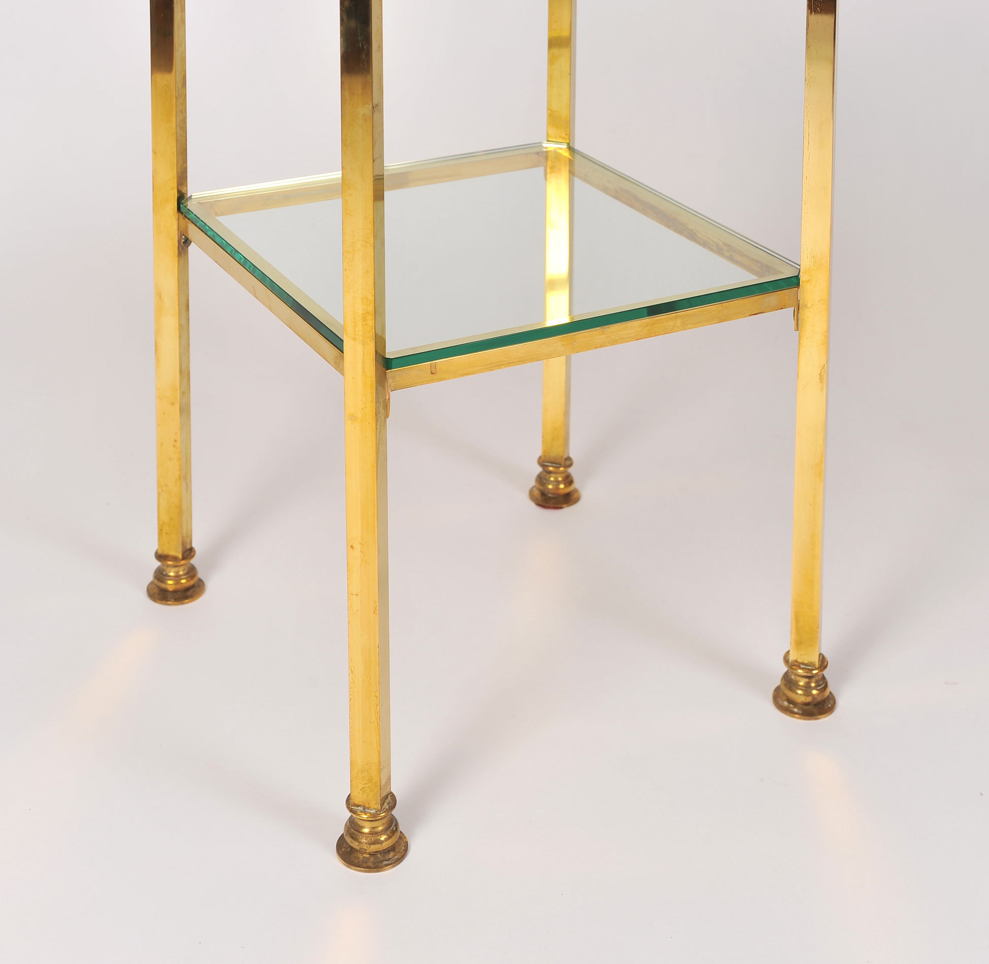 Pair Brass Side Tables 06