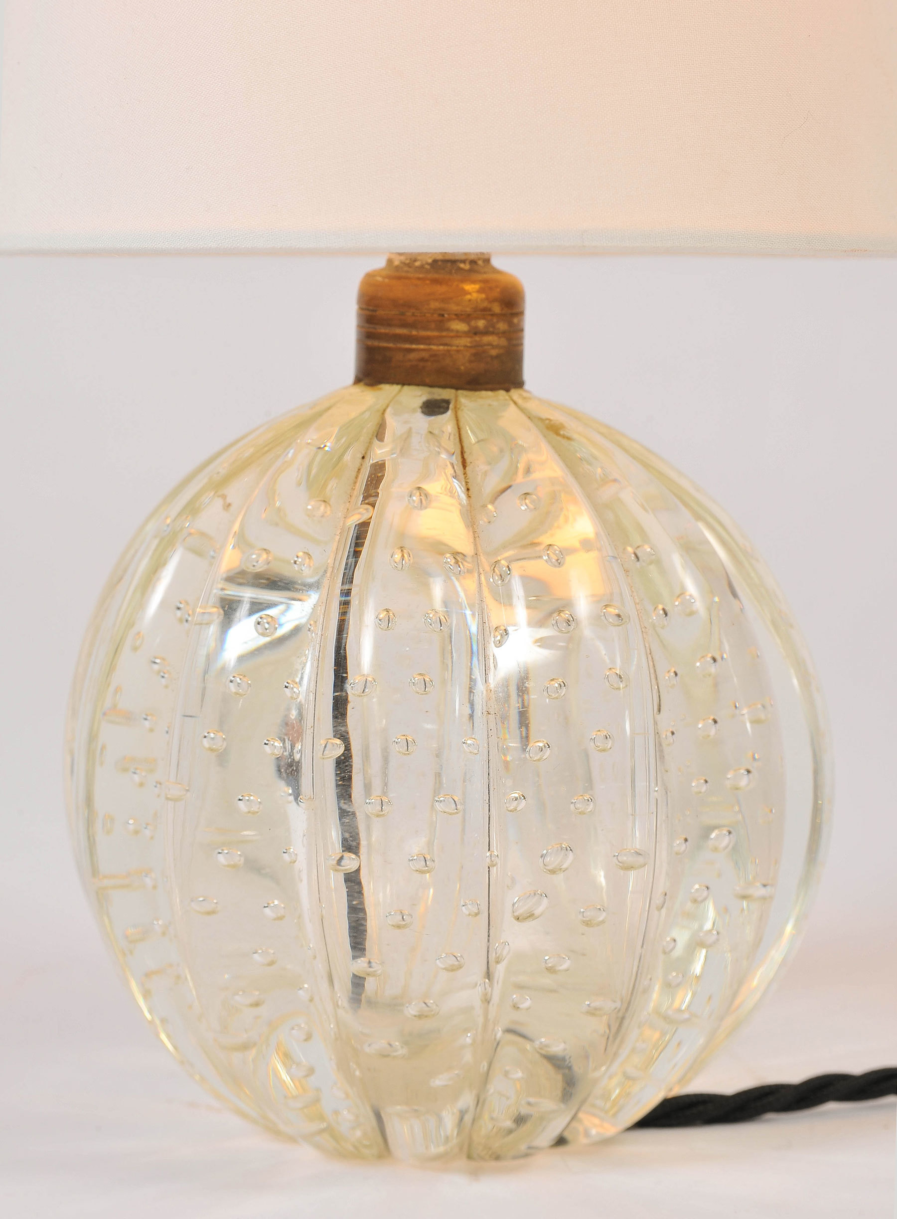Pair Clear Ball Lamps 02