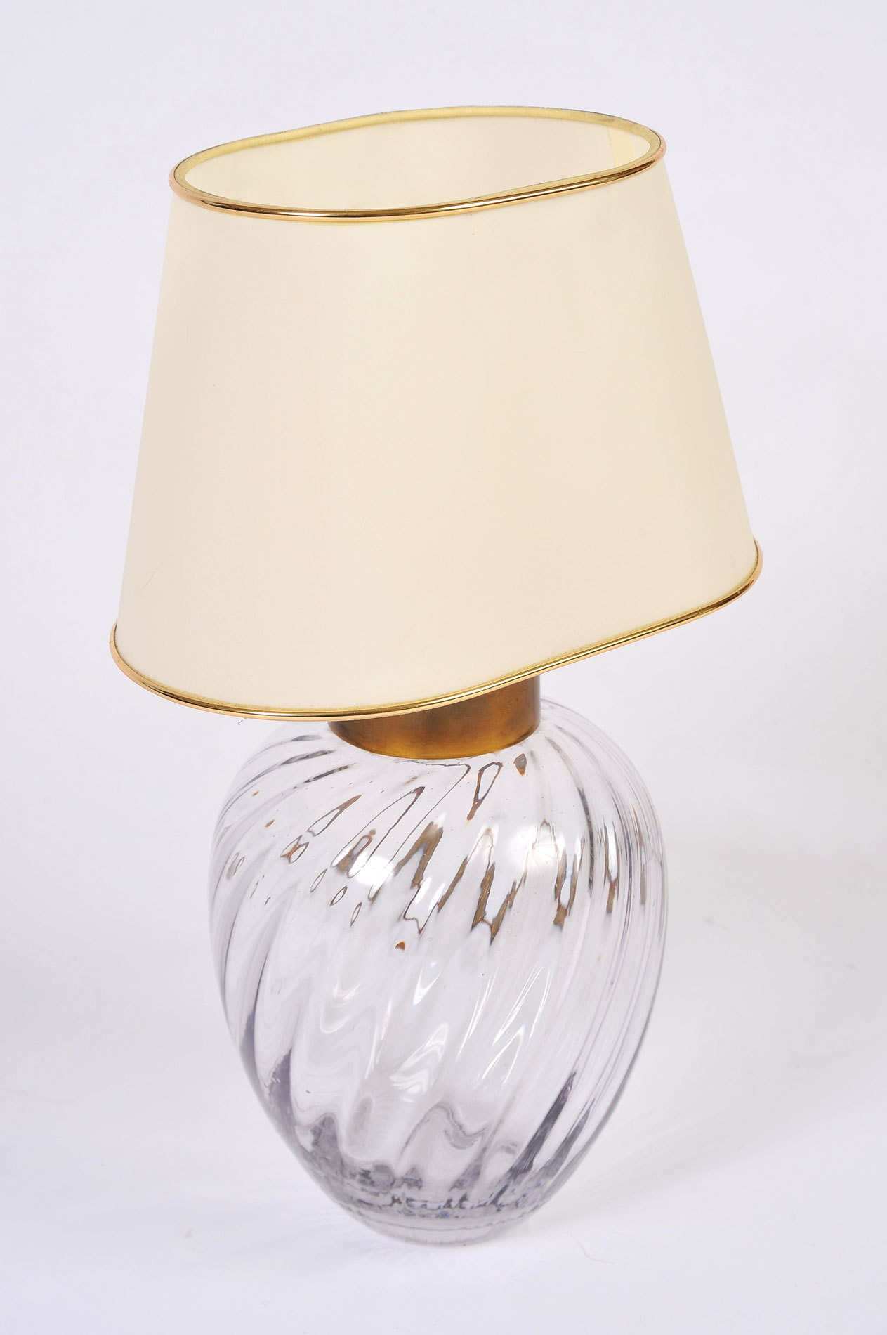 Pair Italian Glass Lamps 05