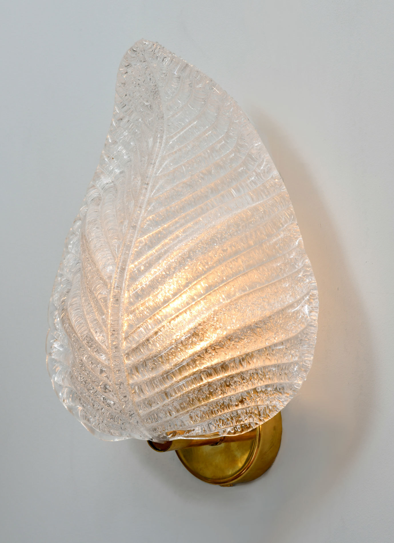 Pair Muran Leaf Wall Lights 02