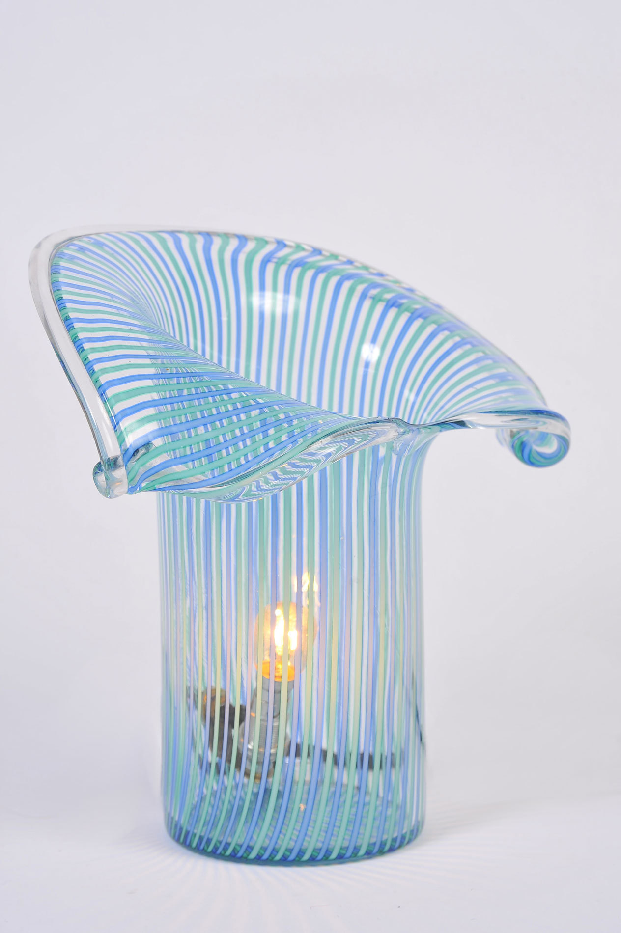 The image for Pair Organic Glass Lamps 03