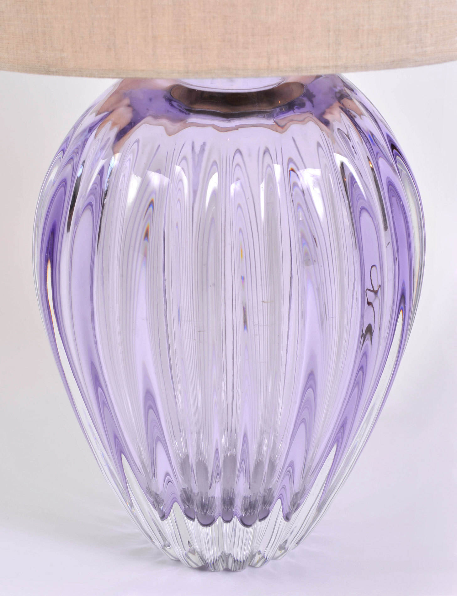 Pair Purple Vase Lamps 03