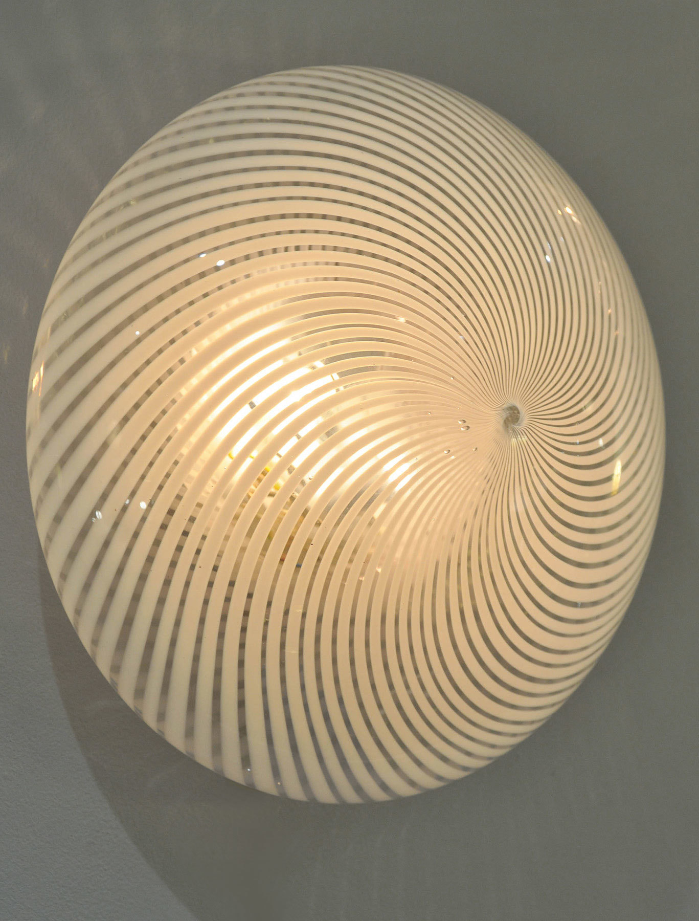 Pair Swirl Circular Wall Lights 02