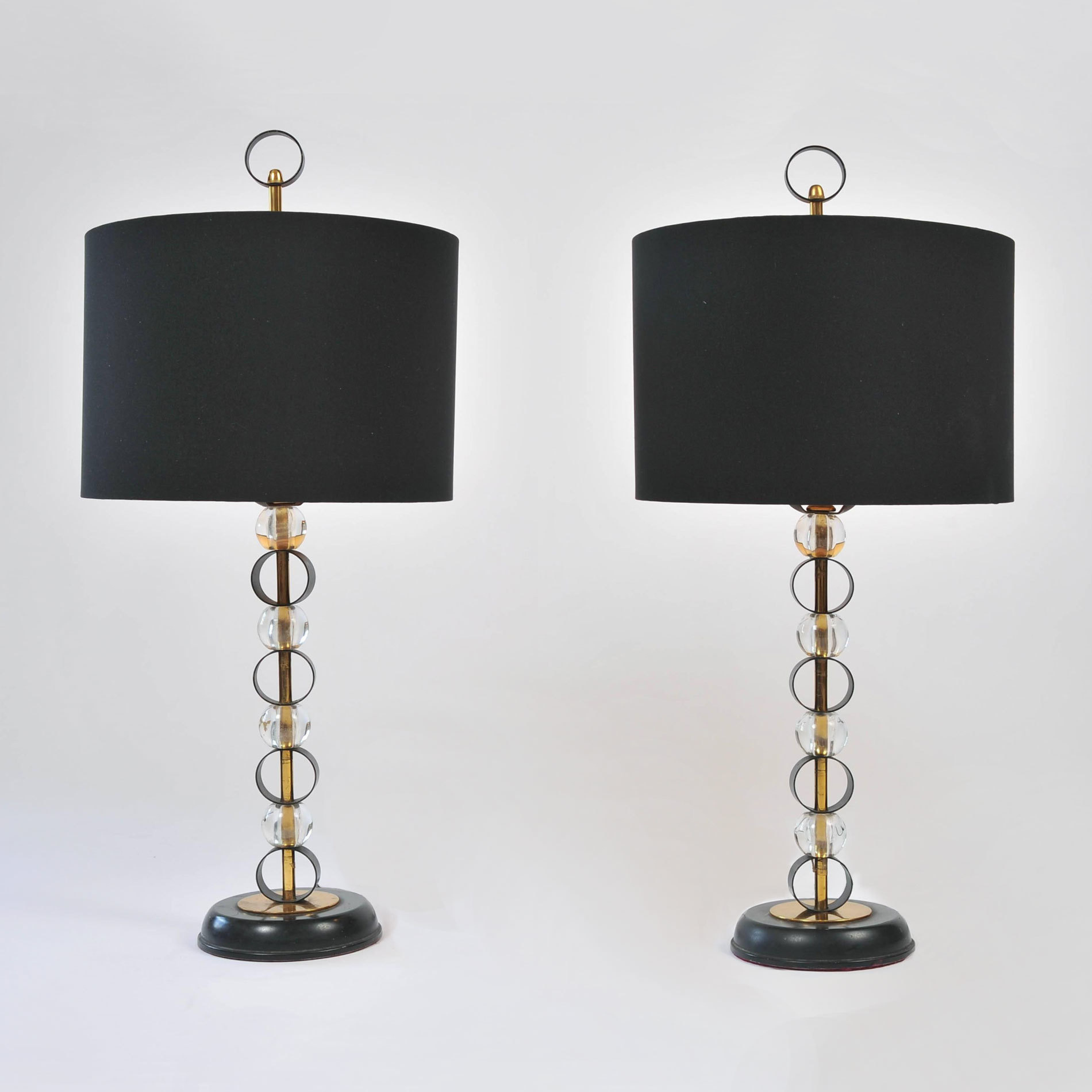 Pair Of Adnet Lamps 01