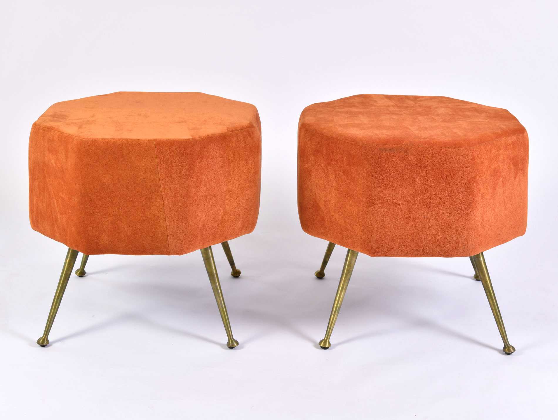 Pair Of Orange Stools 03