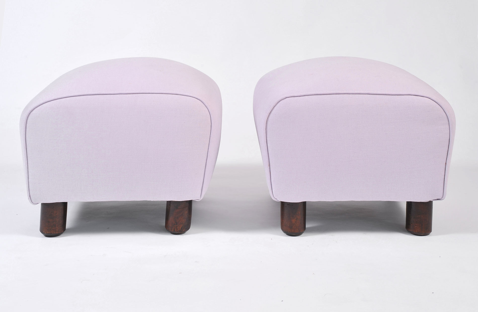 Pair Of Wood Stools In Lilac 03