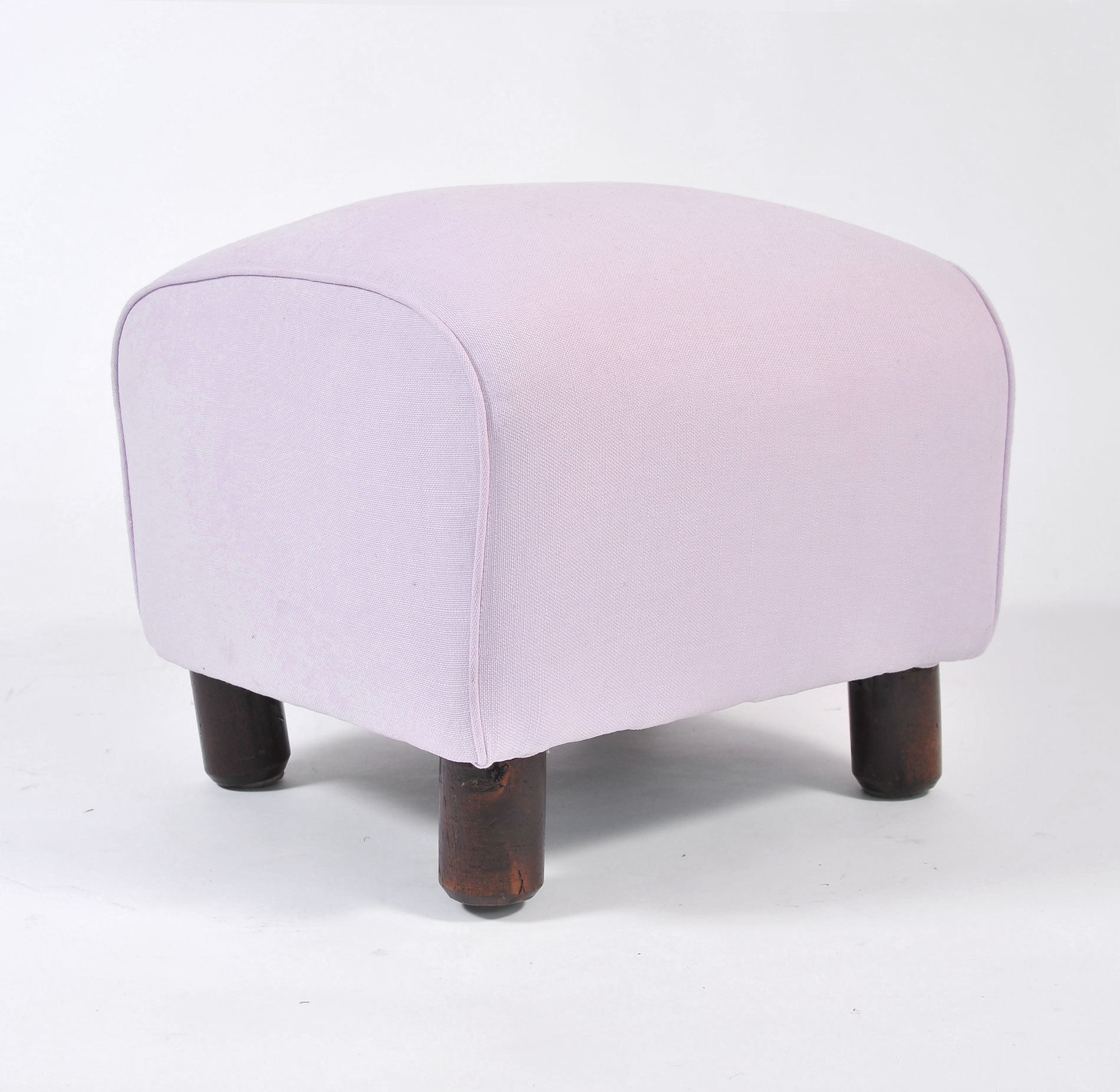 Pair Of Wood Stools In Lilac 04