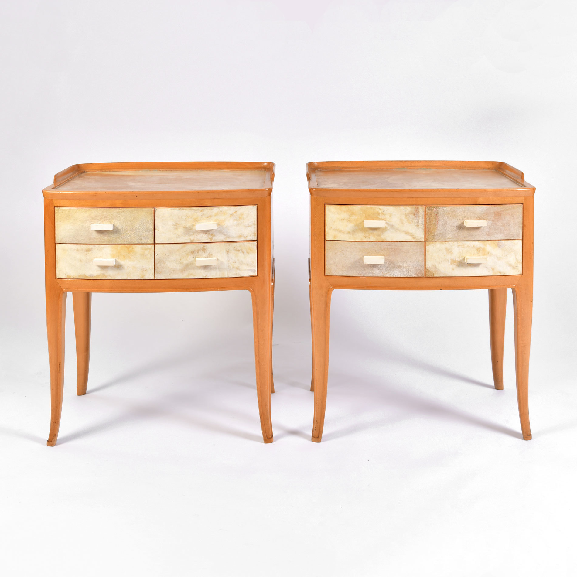 Pair Parchment Bedsides 01