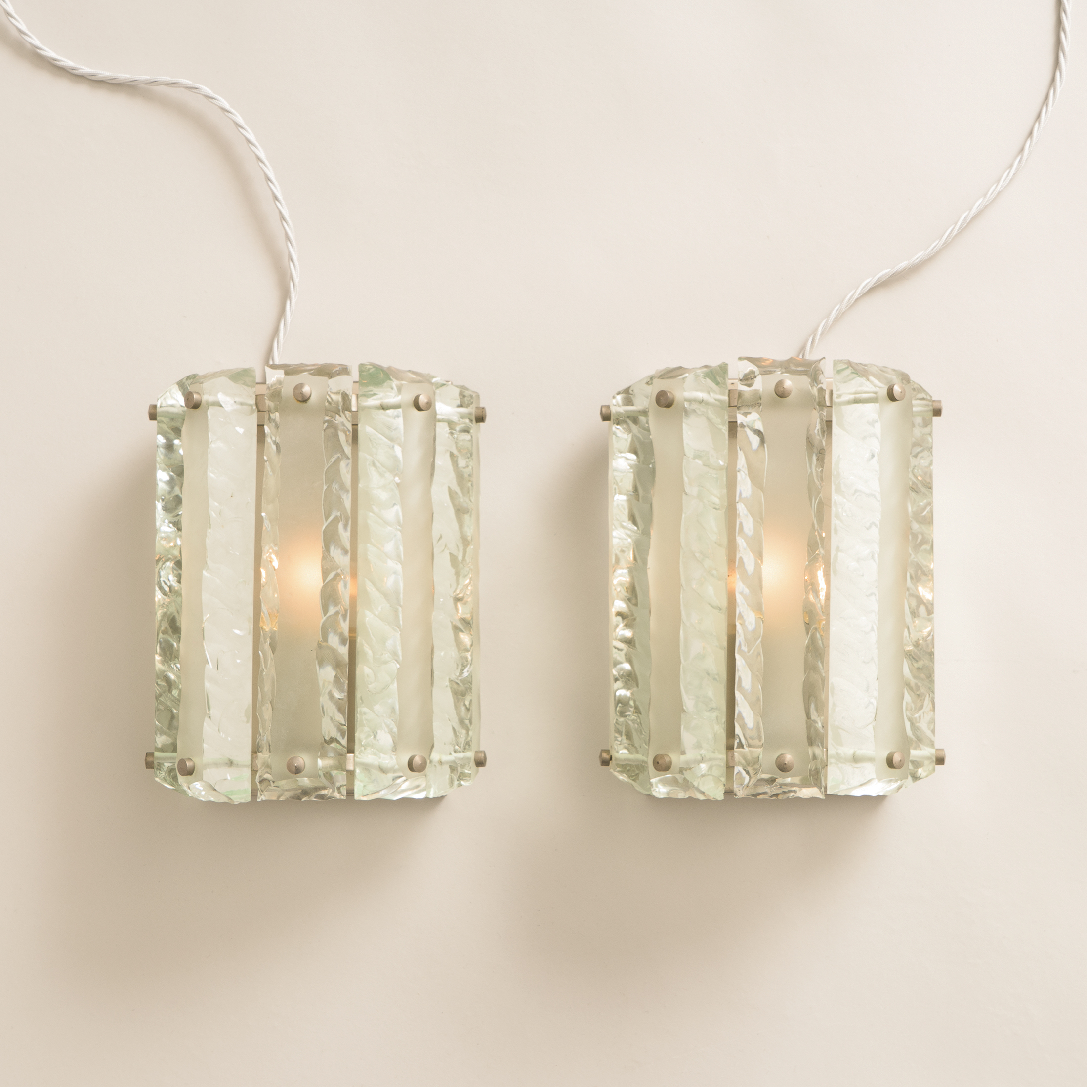 Pale Green Fontana Wall Lights 0694