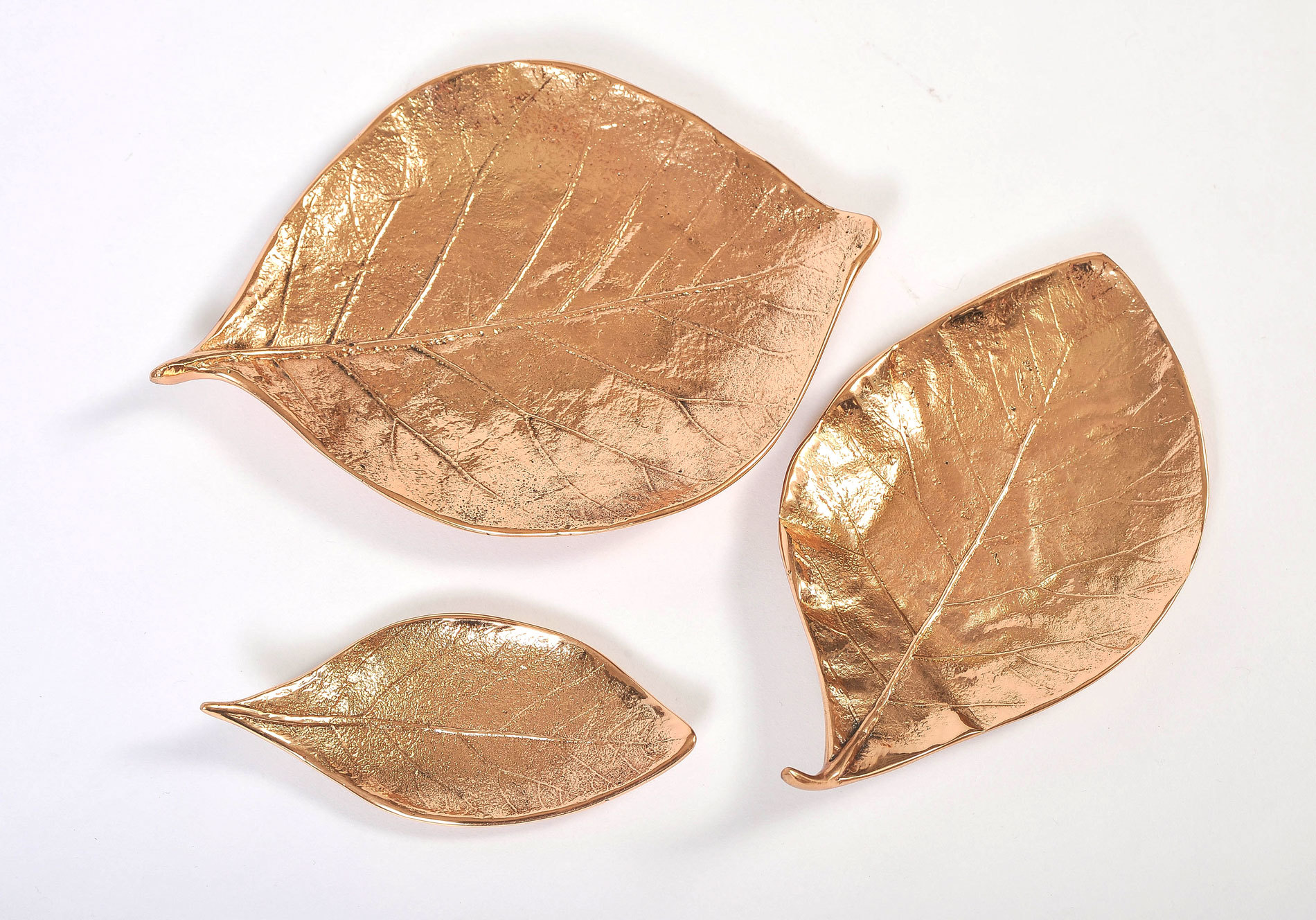 Set Of 3 Leaf Bowls 07