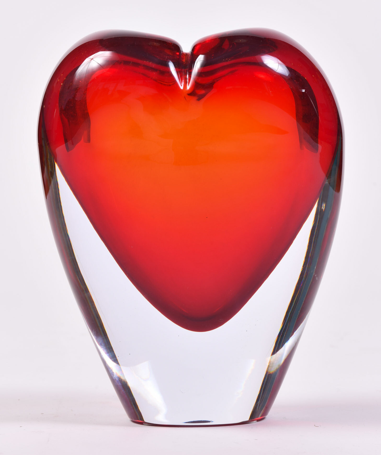 Two Murano Glass Heart Vases 02