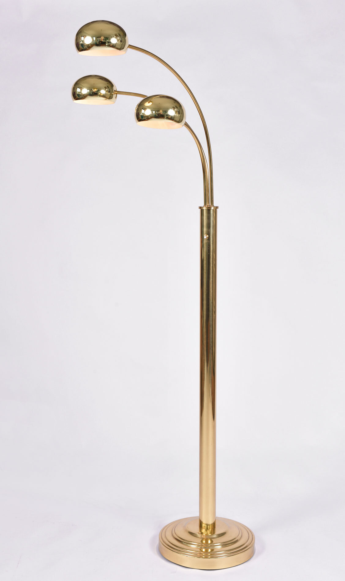 Us 1970S Brass Floor Lamp 02